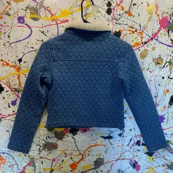 Cat & Jack Cropped Heart Jacket 💙 - Picture 4 of 5